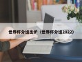 世界杯分组出炉（世界杯分组2022）