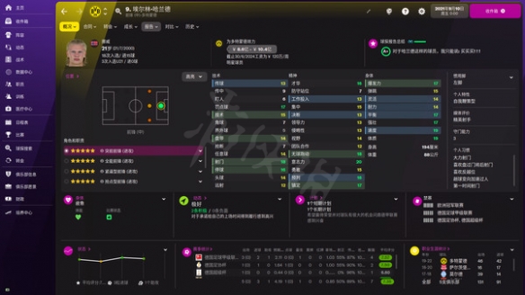 3.世界声望(World Reputation)：球员在世界范围内声望怎样