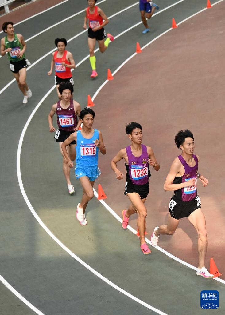 在陕西省西安市举行的2024年全国室内田径大奖赛第2站女子跳远决赛中